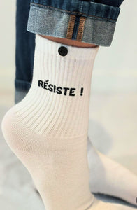 Chaussettes « Résiste! »